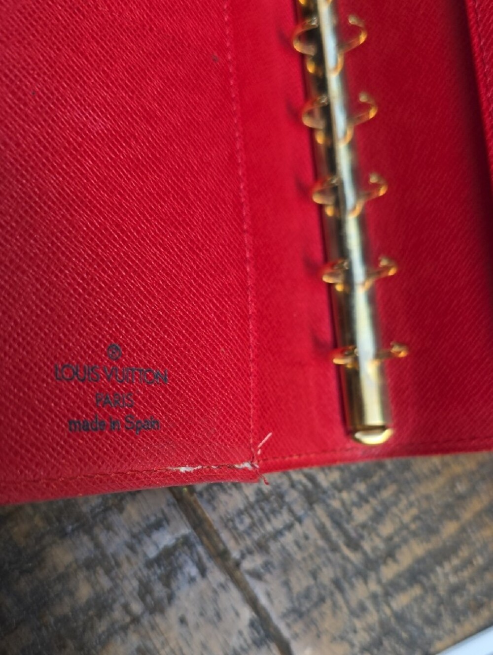 Louis Vuitton Red Epi Leather Small Agenda With COA - Picture 10 of 10